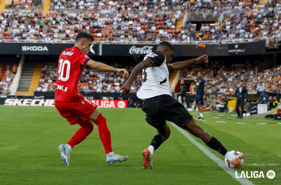 Declaraciones de Mosquera en la zona mixta de Mestalla tras el Valencia-Osasuna