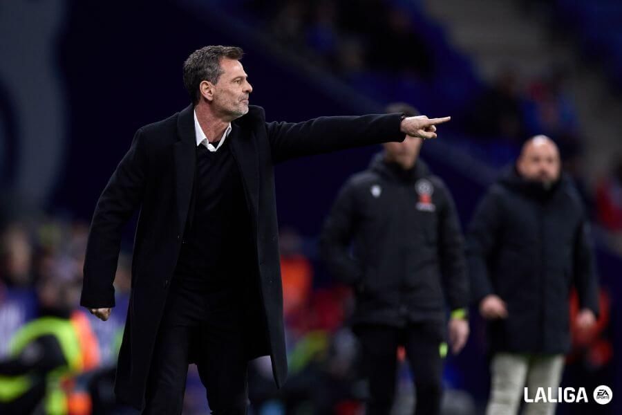  Diego Cocca, ante el RCD Espanyol.