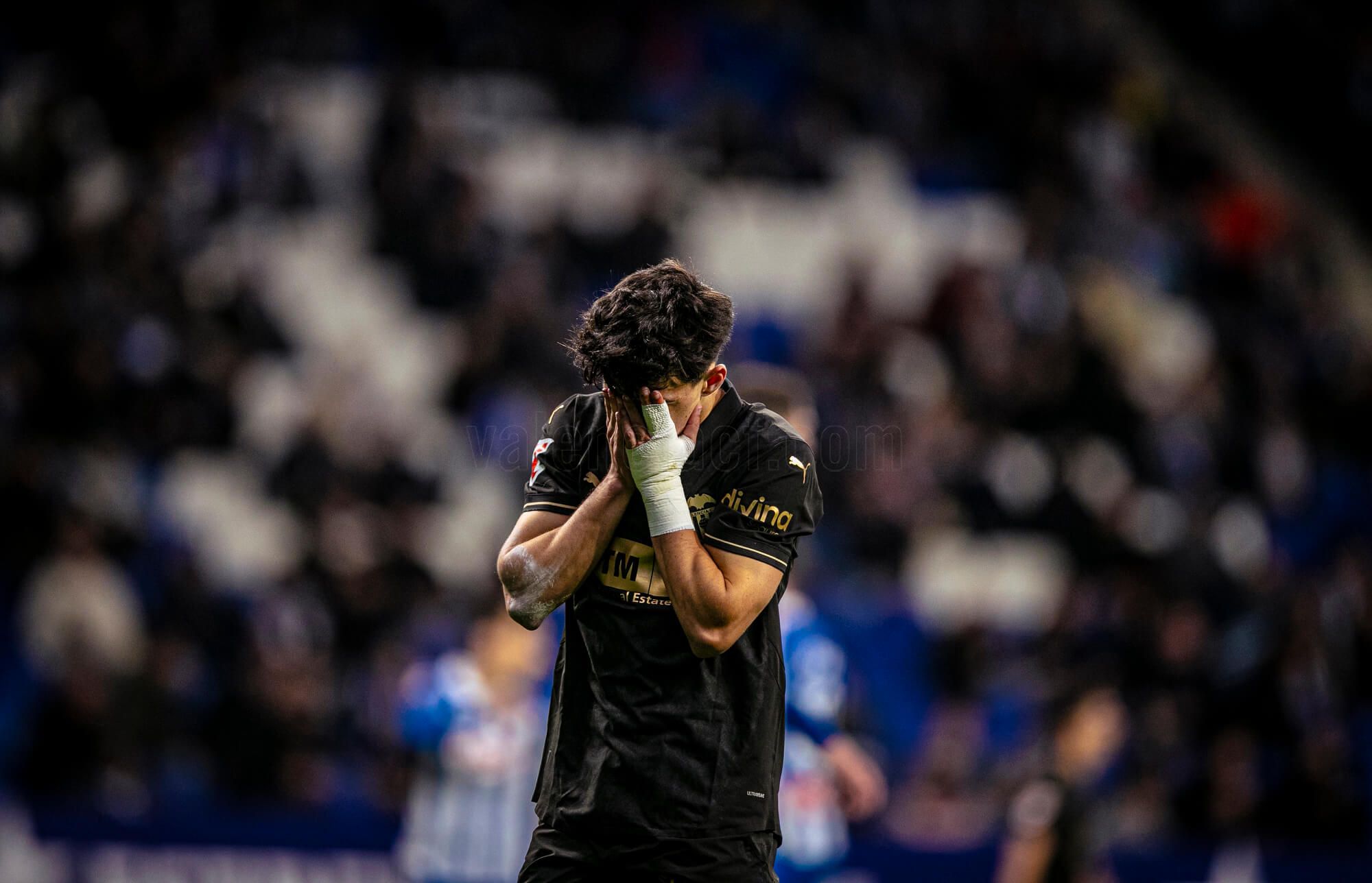 Diego López, ante el RCD Espanyol.