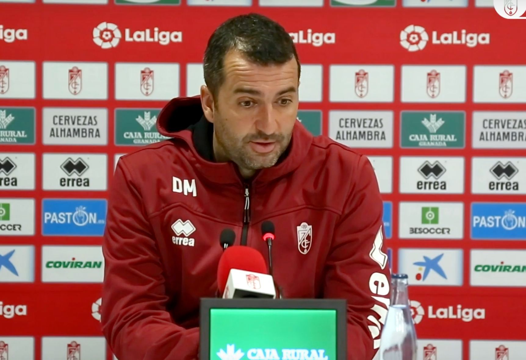  Diego Martínez, técnico del Granada.