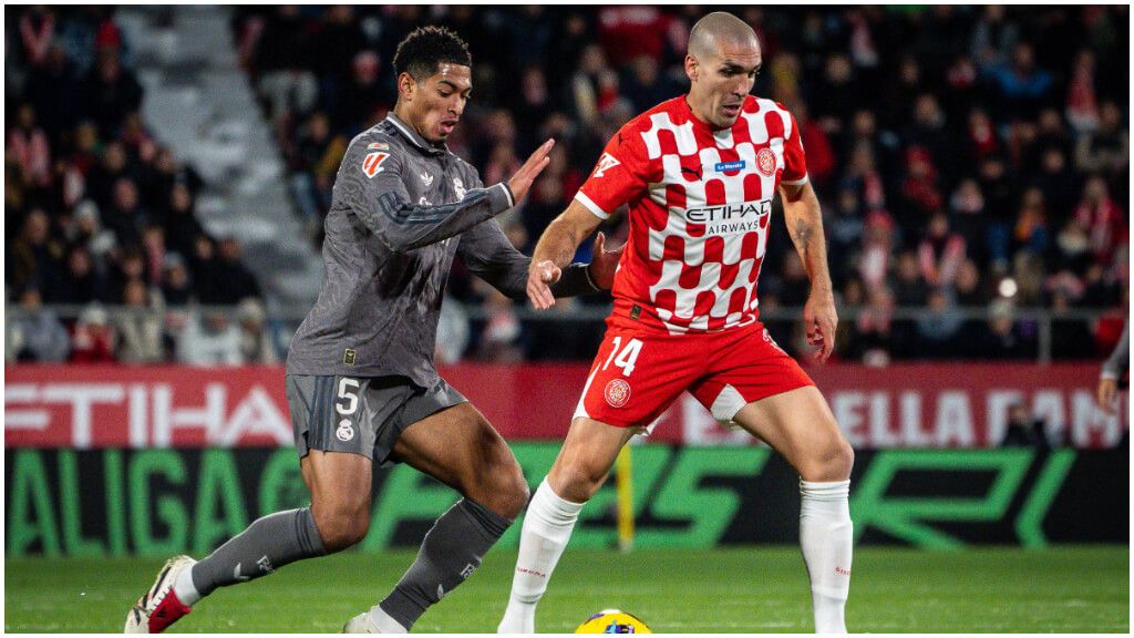  Jude Bellingham durante el partido ante el Girona