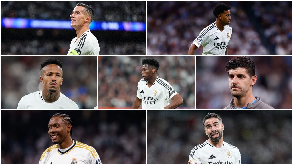  Las bajas, hasta el momento, que ha sufrido el Real Madrid. (Fuente: Europa Press)