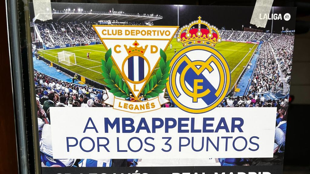 El cartel urbano del Leganés por el partido ante el Real Madrid (Redes Sociales)