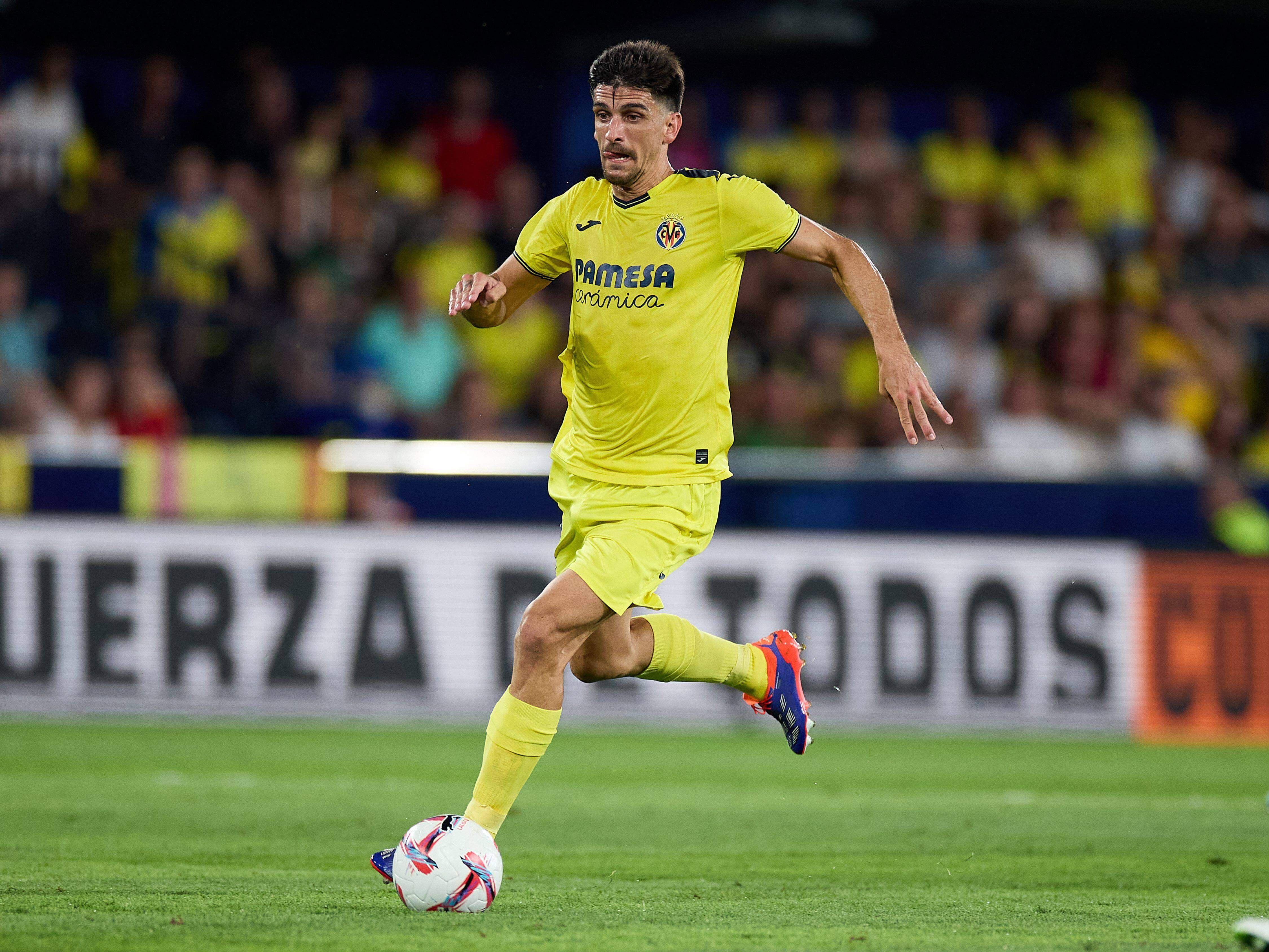  Gerard Moreno, durante el Villarreal-Atlético de Madrid.