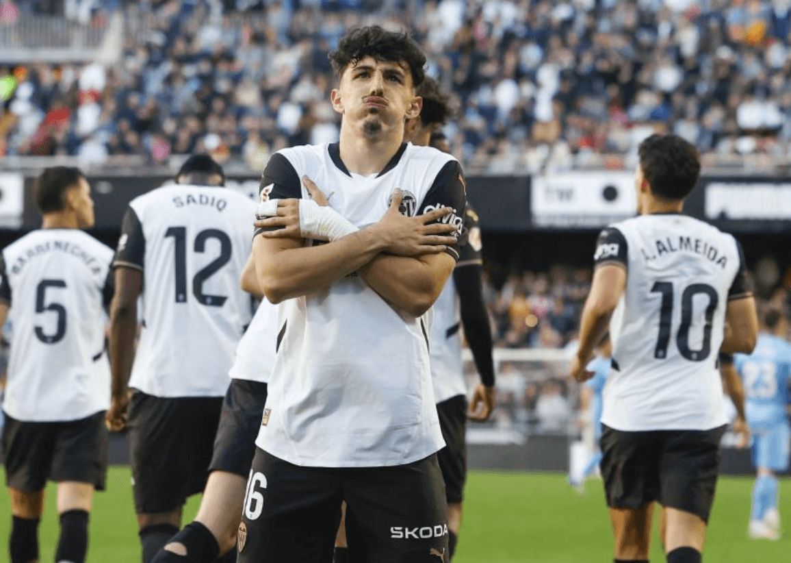 Gol de Diego López ante el Mallorca