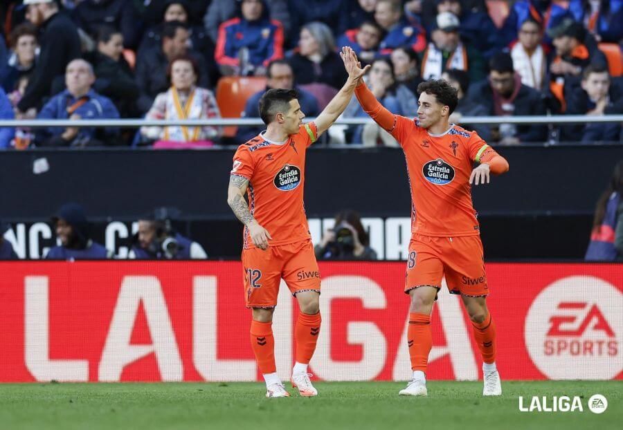 Gol del Celta de Vigo.