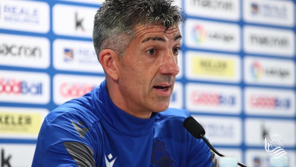  Imanol Alguacil, en rueda de prensa.