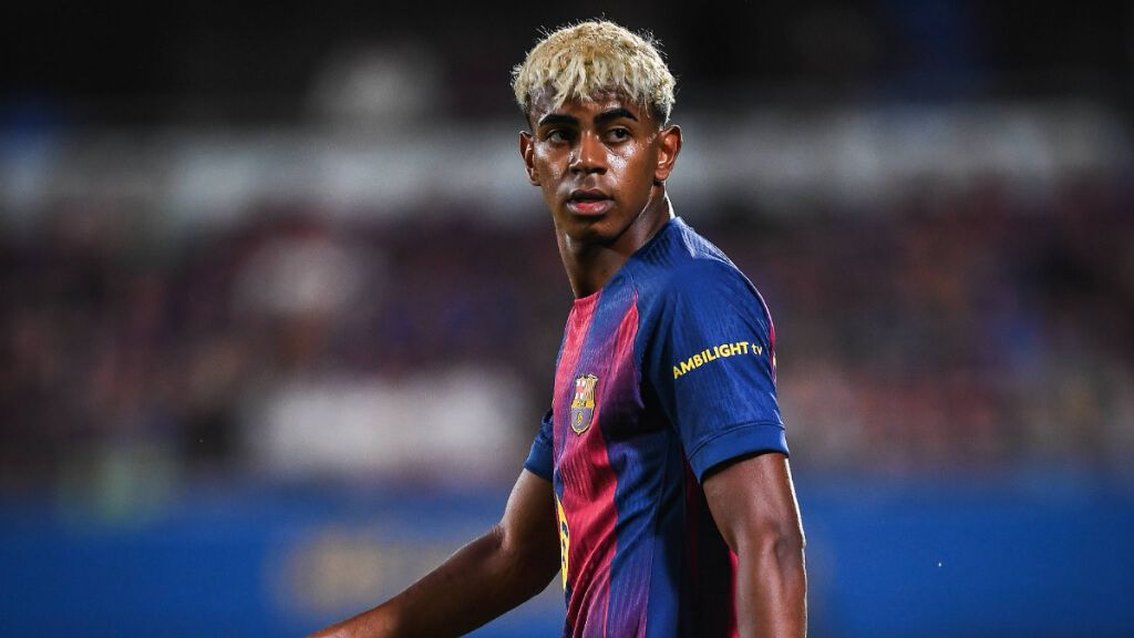 Lamine Yamal, en un partido del FC Barcelona (Cordon Press).