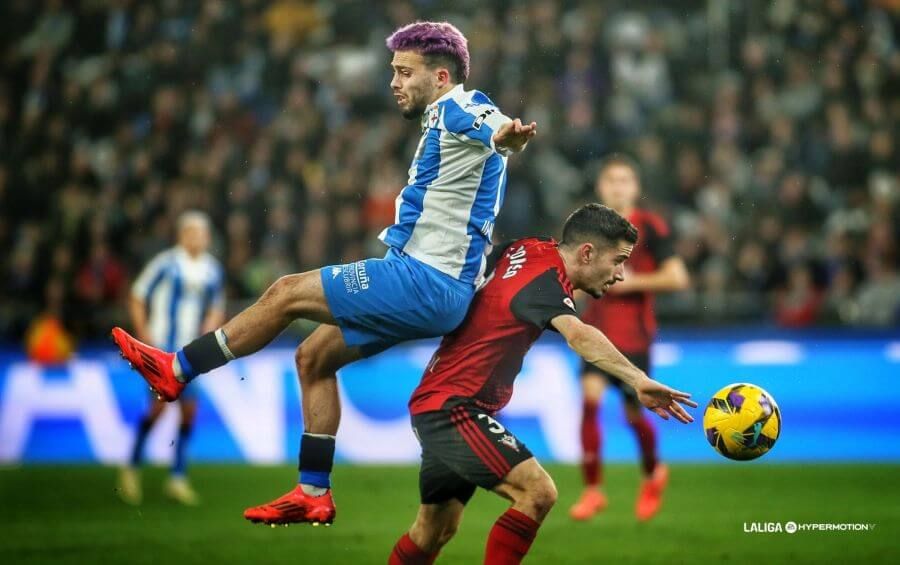  Lance del Mirandés-Dépor de la primera vuelta.
