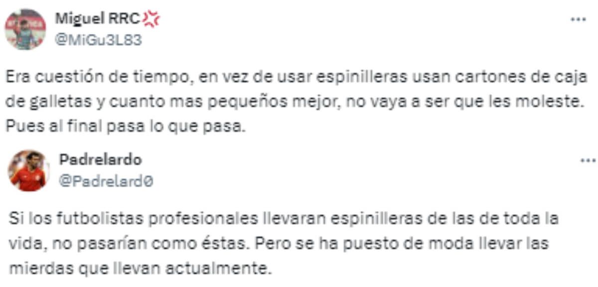  Las críticas de las redes sociales tras la brecha de Jauregi (Captura de X).