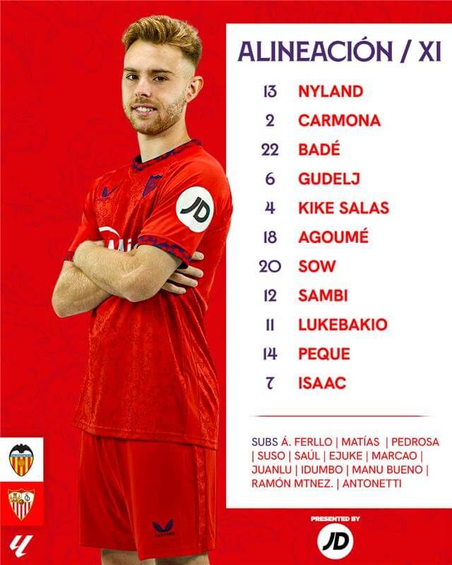  Once del Sevilla
