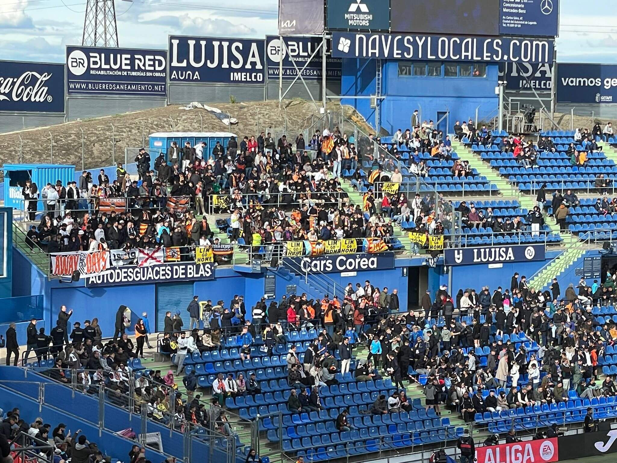  Pancartas contra Peter Lim en Getafe