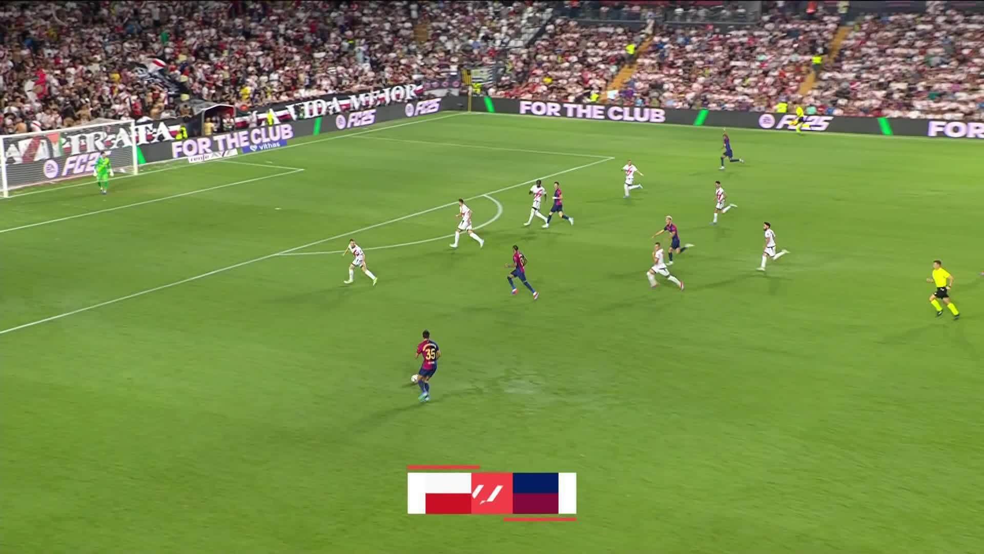 Rayo Vallecano-Barcelona: el posible penalti a Dani Olmo