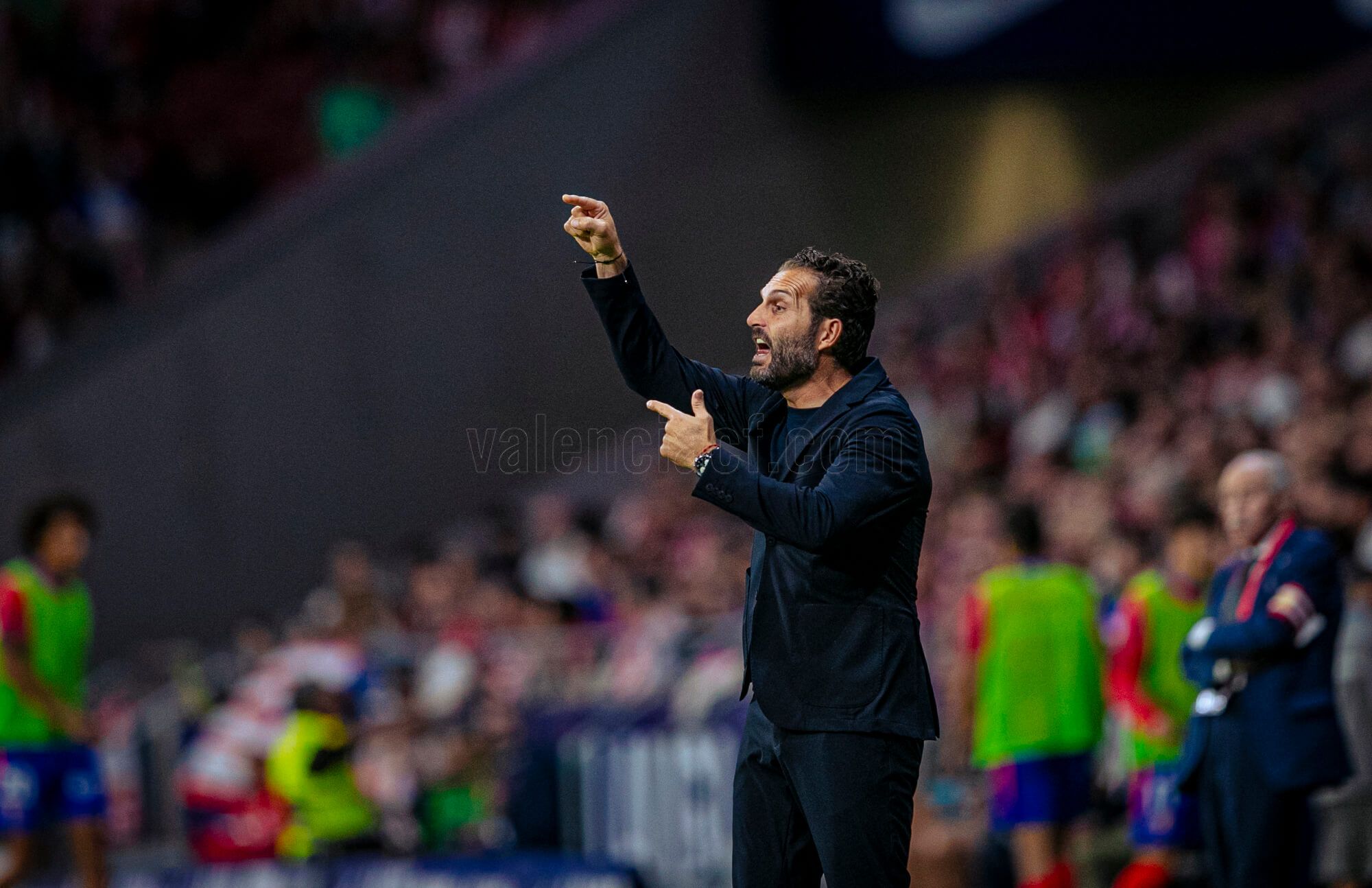 Rubén Baraja, ante el Atlético.