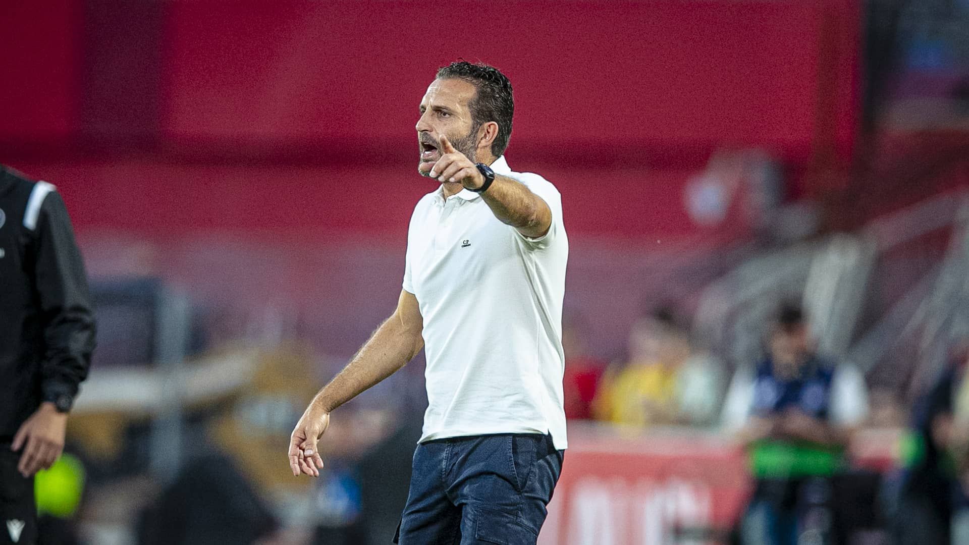  Rubén Baraja, ante el RCD Mallorca.