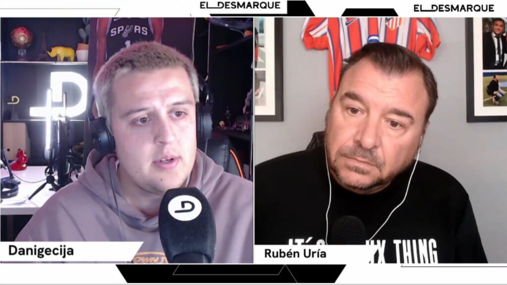  Rubén Uría en el Twitch de ElDesmarque.