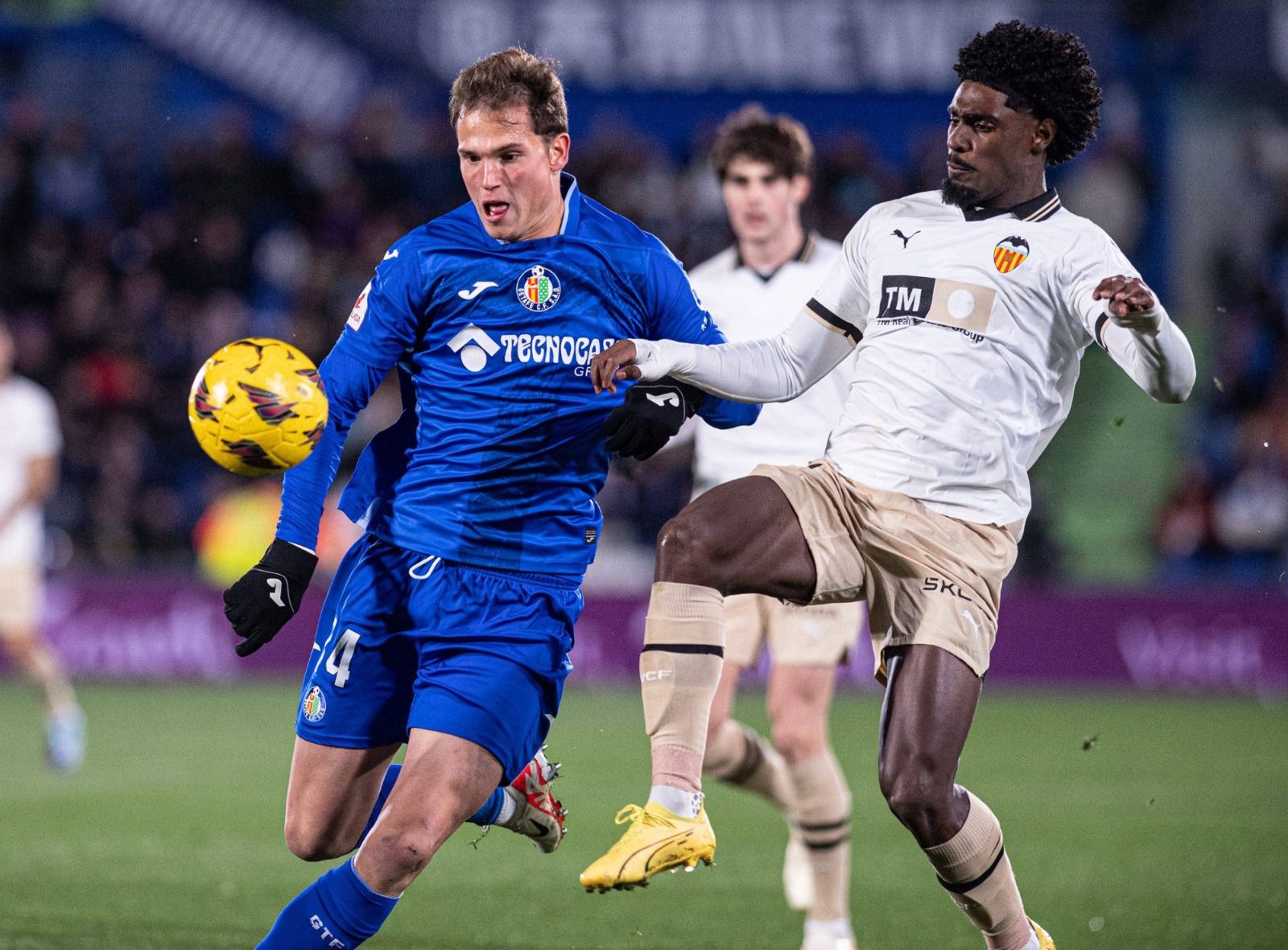  Thierry Correia, ante el Getafe CF.