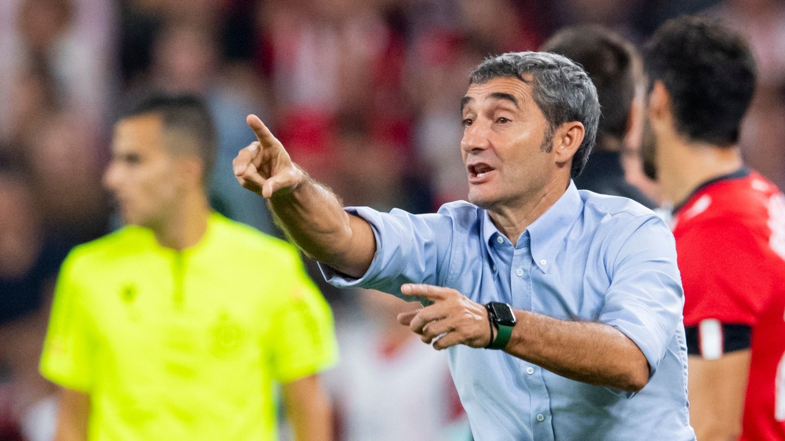 Valverde, durante un partido en San Mamés (Foto: Athletic Club).