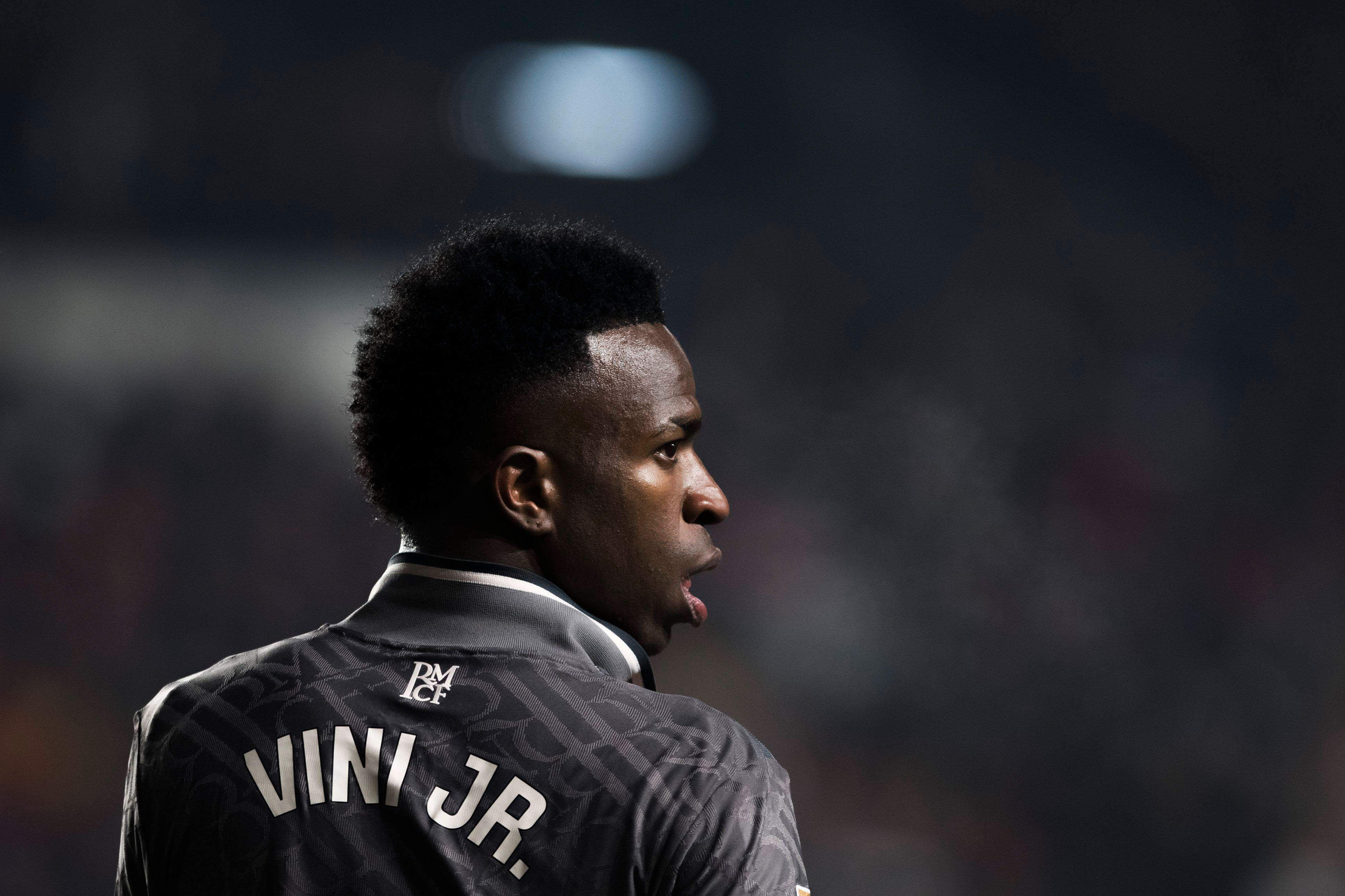 Vinícius, durante el Rayo-Real Madrid.