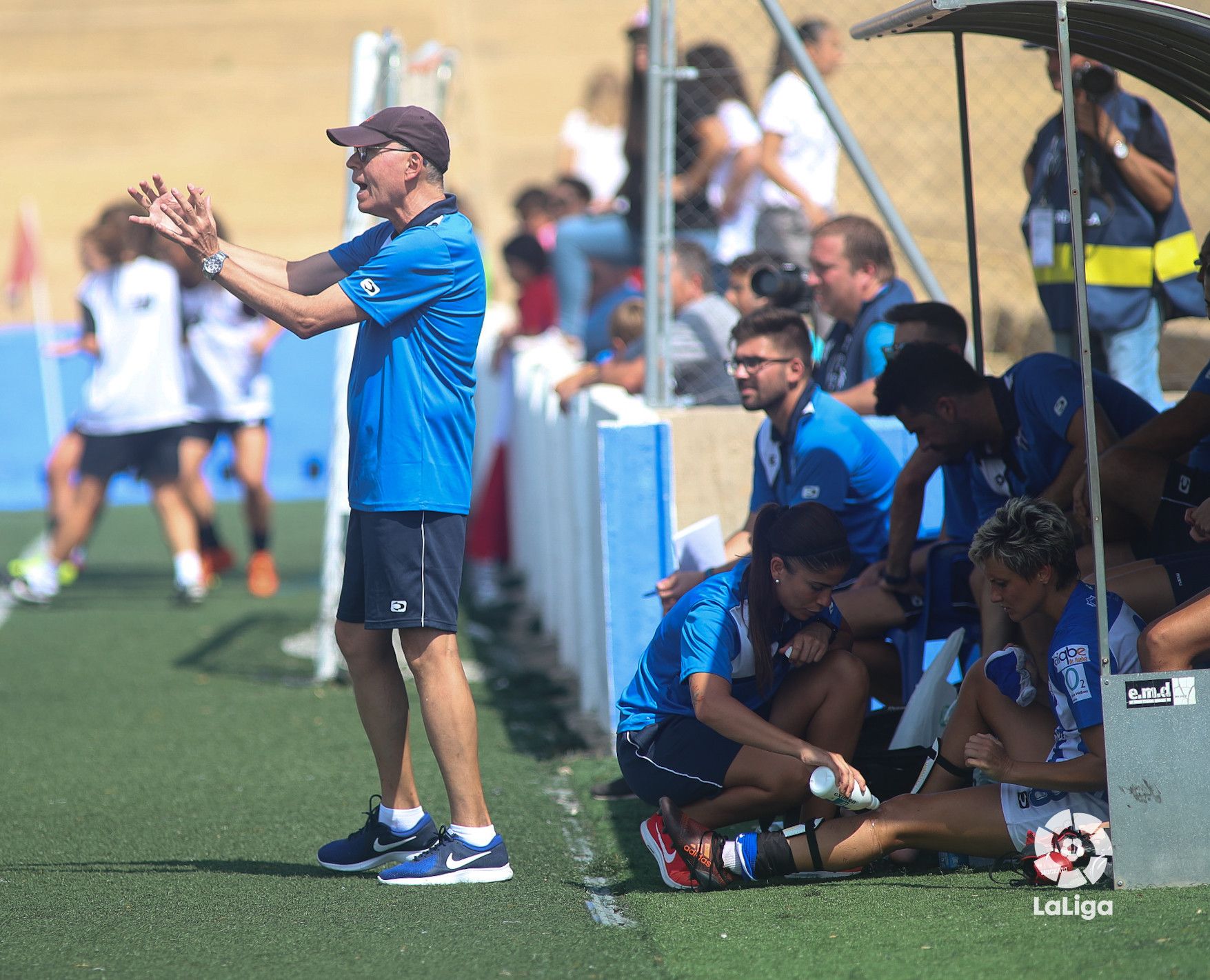 Antonio Toledo, técnico del Sporting. (LaLiga Santander)