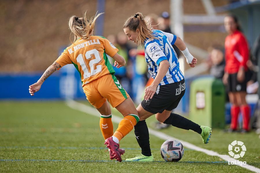 Imagen del Alavés-Betis Féminas.