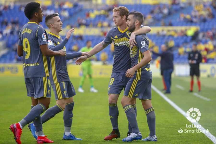 Álex Fernández y Alberto Perea, los dos goleadores en Las Palmas.