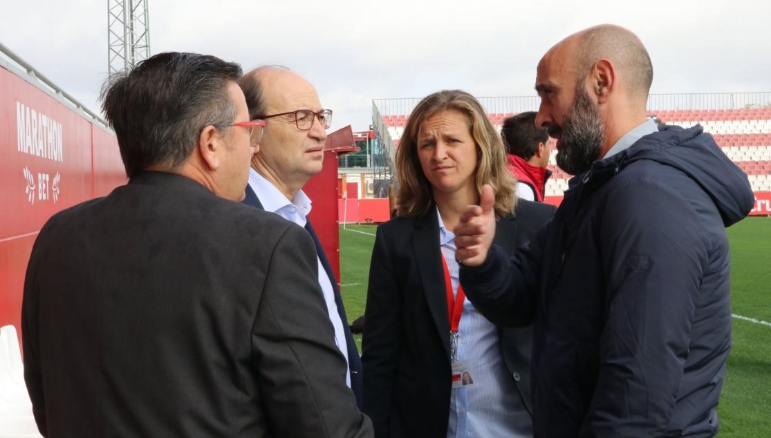 Amparo Gutiérrez, junto a José Castro y Monchi.