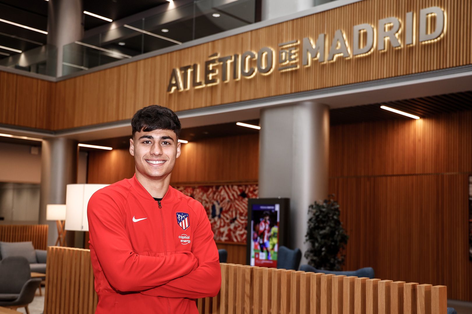 Carlos Martín, canterano del Atlético de Madrid (Foto: ATM).