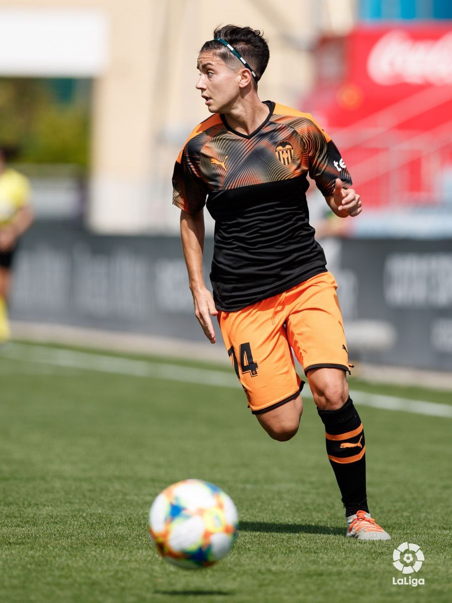  Carol Férez en el partido contra el Espanyol