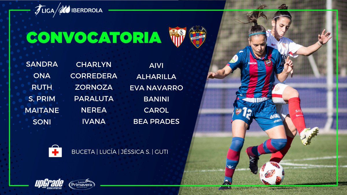  Convocatoria del Levante Femenino para el cierre del curso.