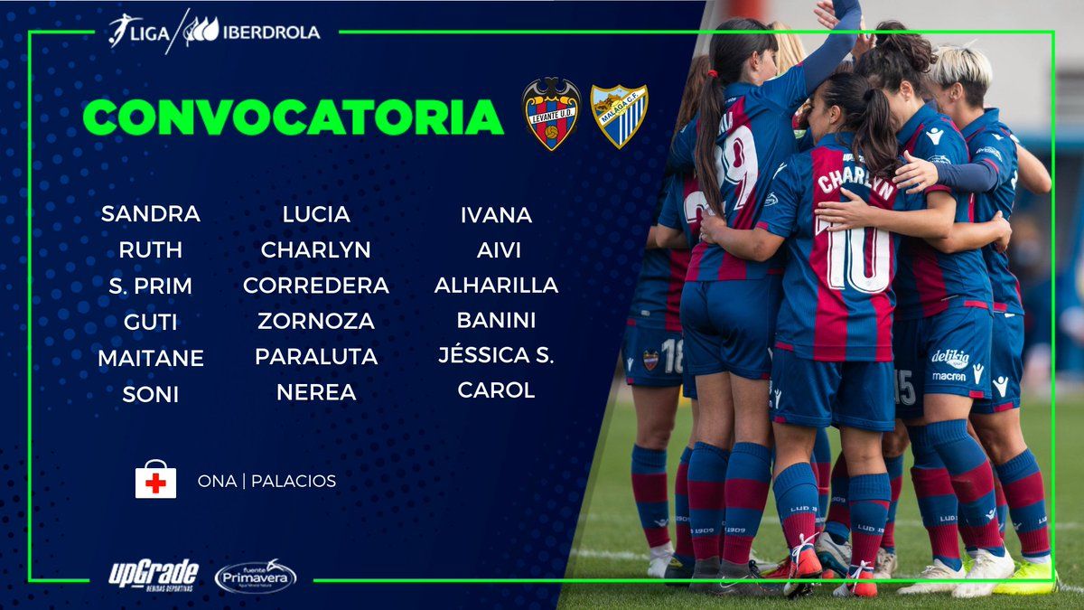  Convocatoria del Levante Femenino.