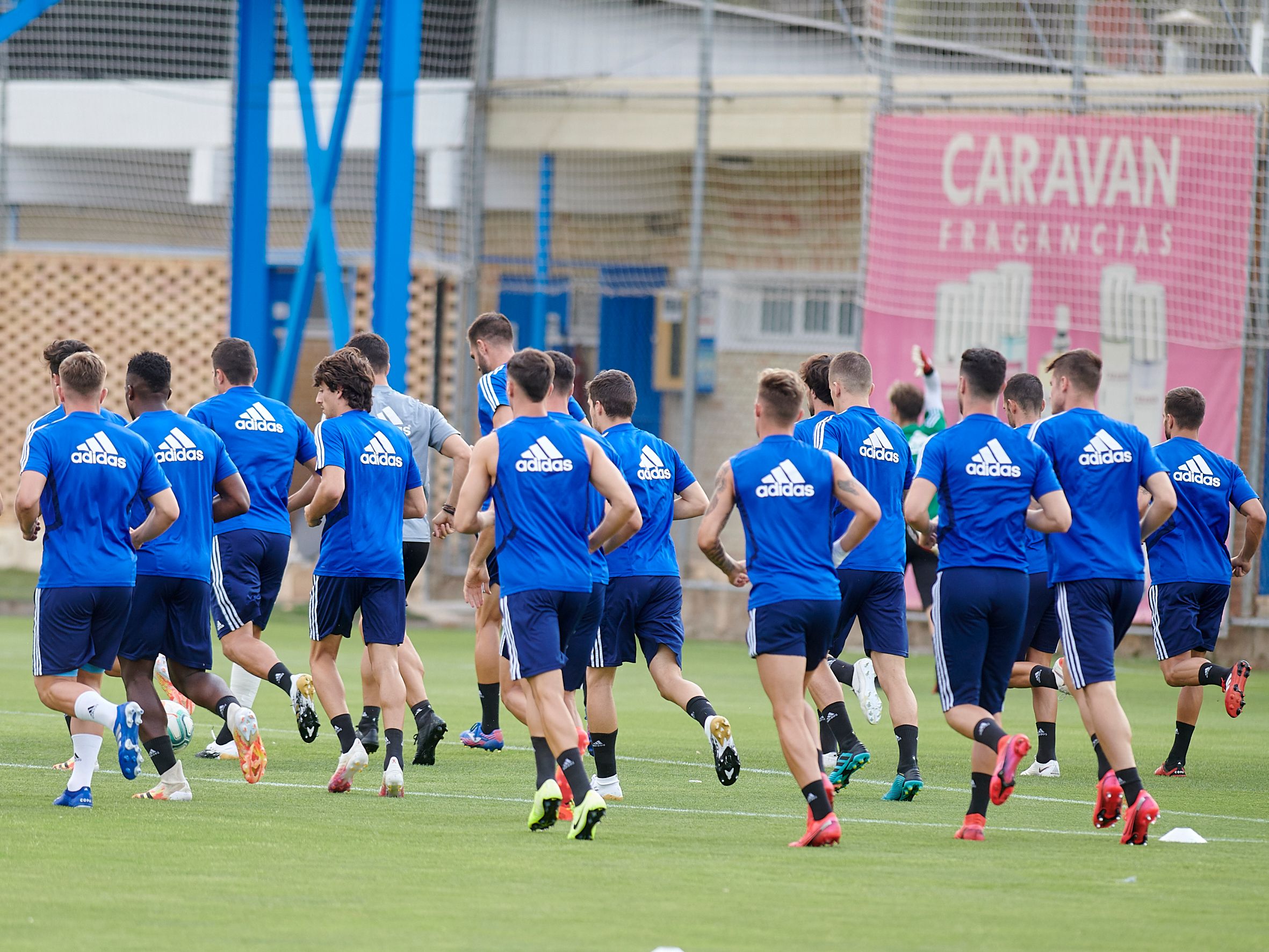  Imagen del último entrenamiento del Real Zaragoza.