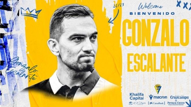 El Cádiz oficializa el fichaje de Escalante.