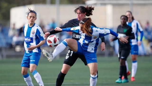  Un lance del Espanyol - Málaga Femenino.