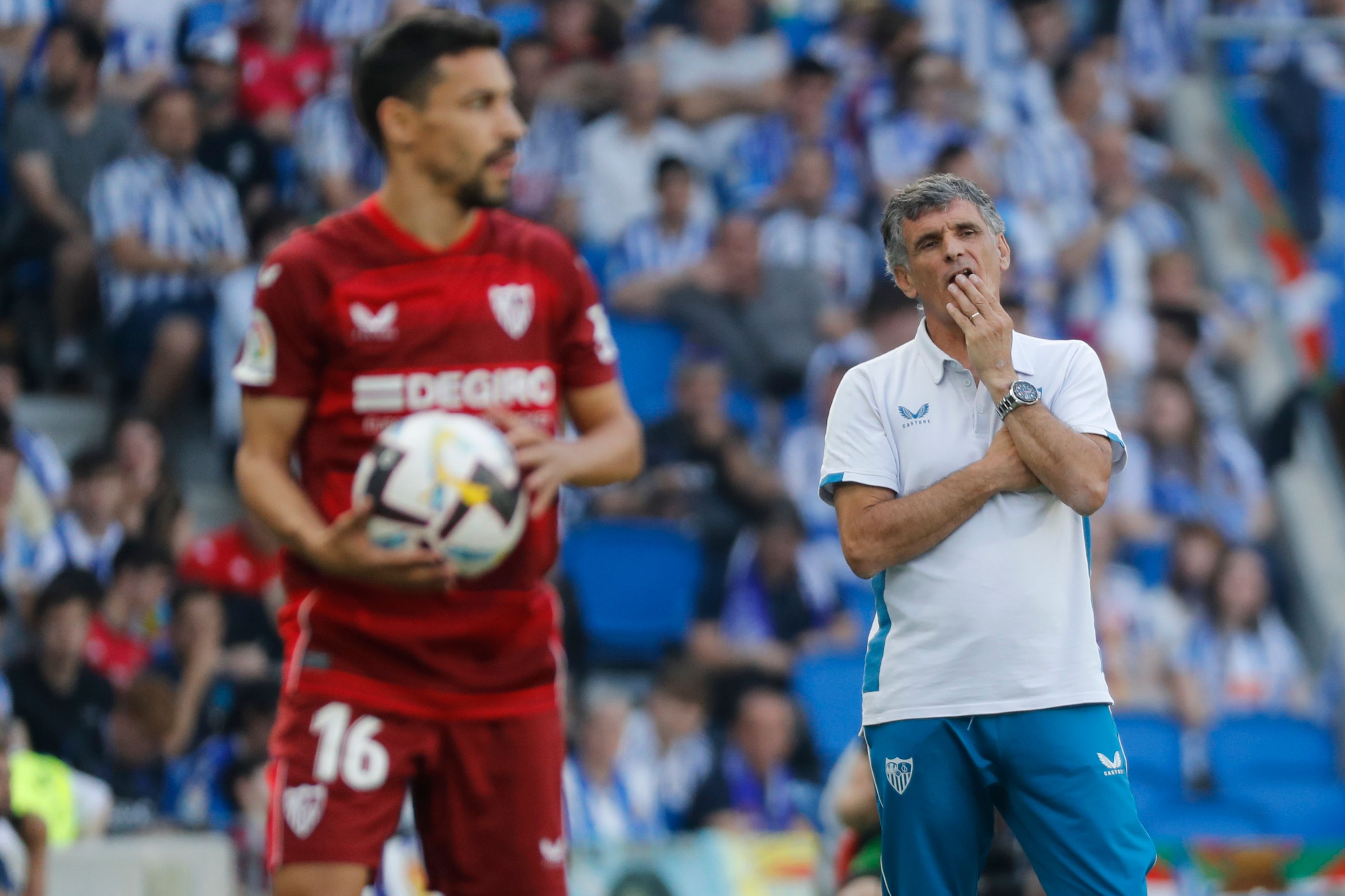  Mendilibar, ante la Real.