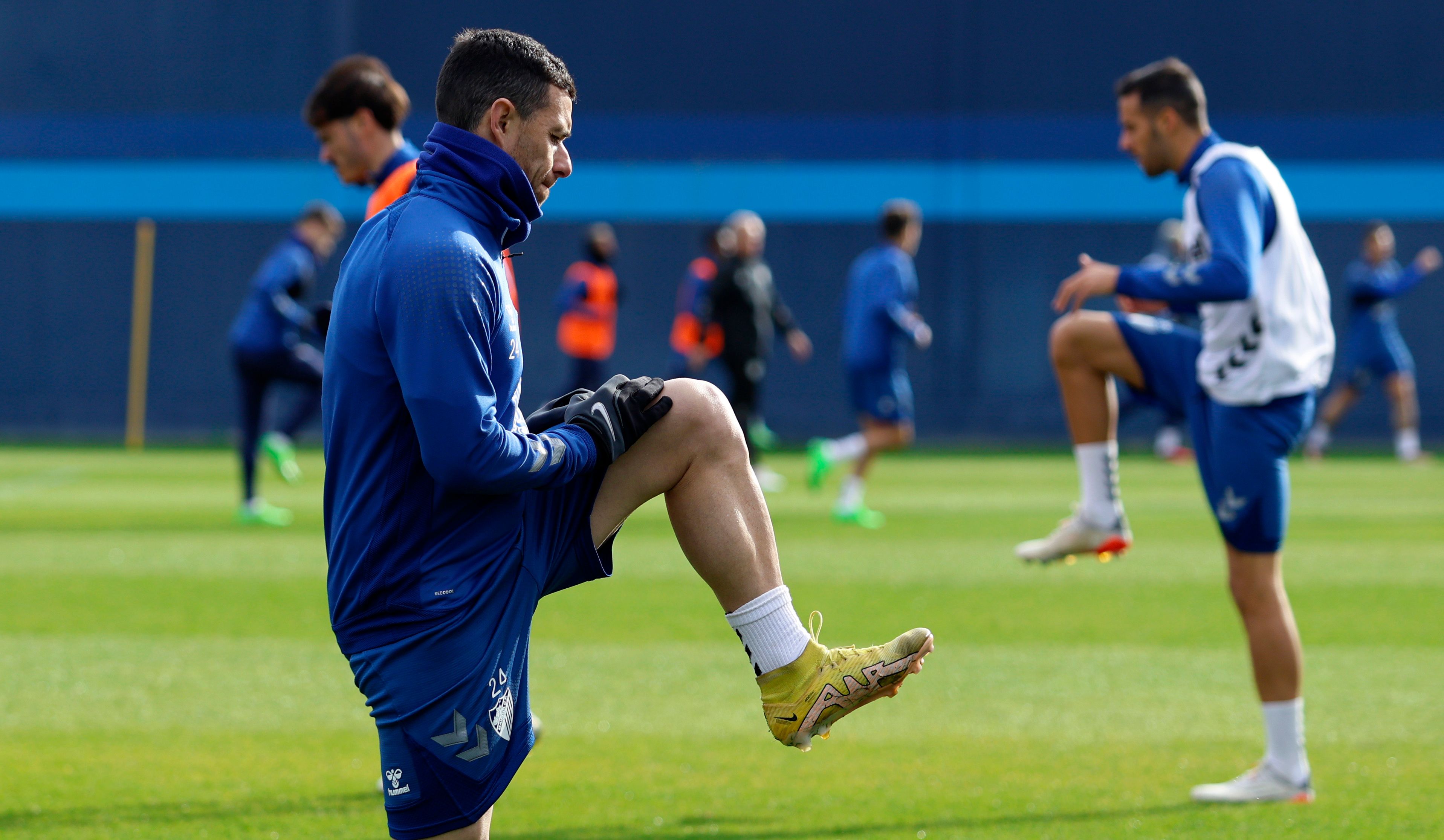  Rubén Castro, en un entrenamiento en el Anexo.