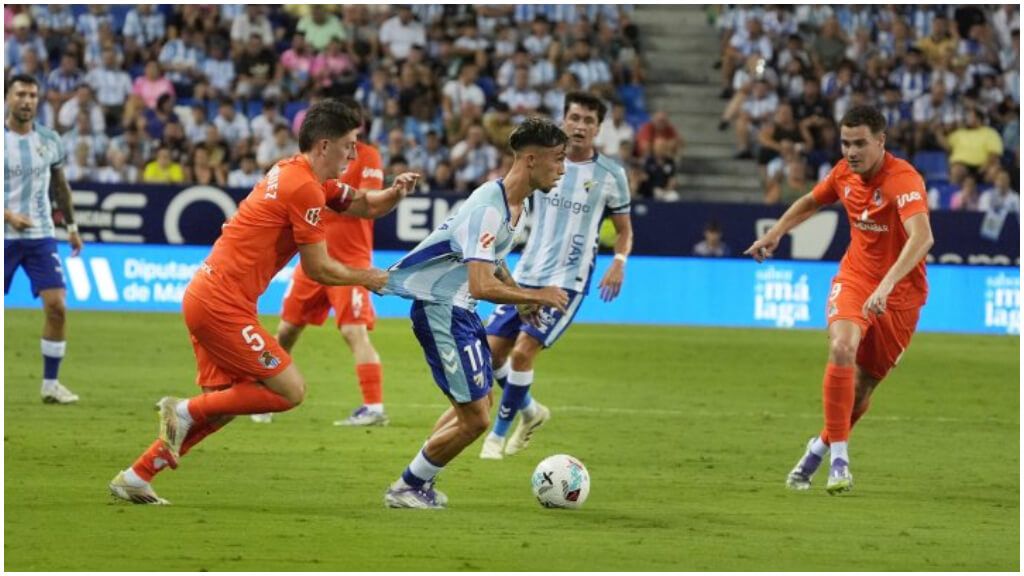 Imágenes del Málaga - Real Sociedad B. (LaLiga Hypermotion)