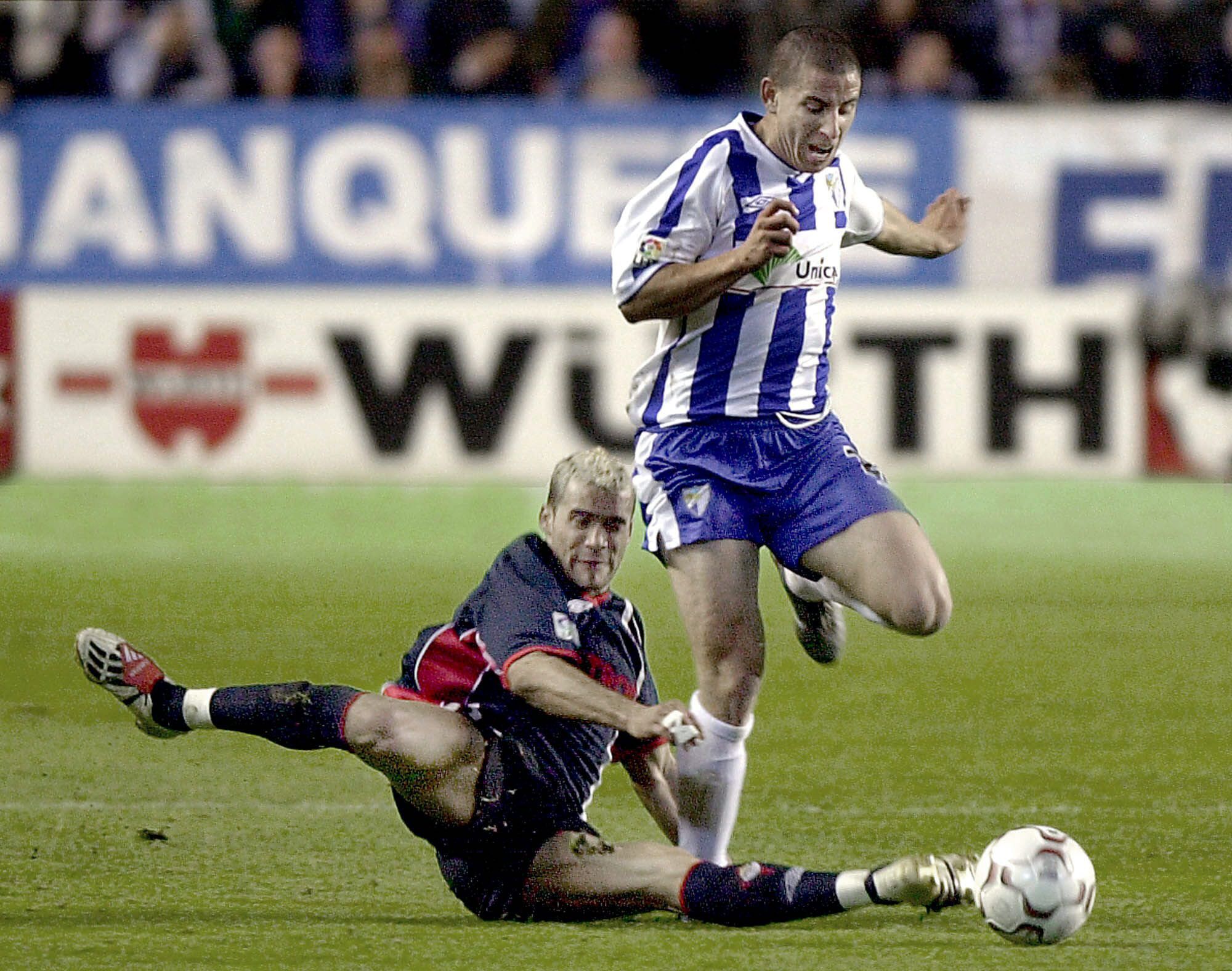  Koke, durante su etapa en el Málaga.
