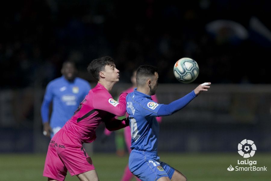 Juanpi, ante el Fuenlabrada.