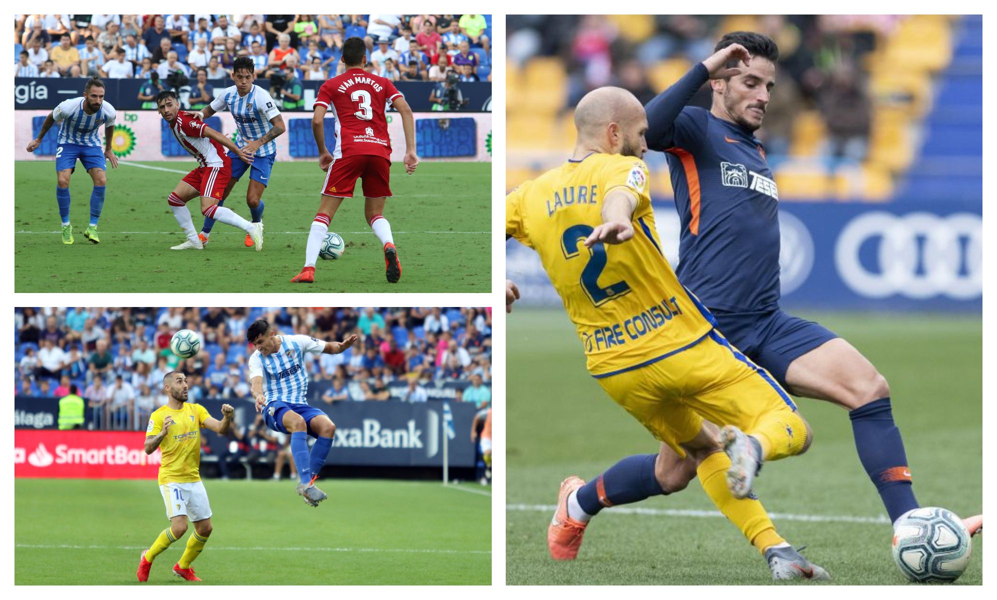 Imágenes de los tres partidos con fechas FIFA.