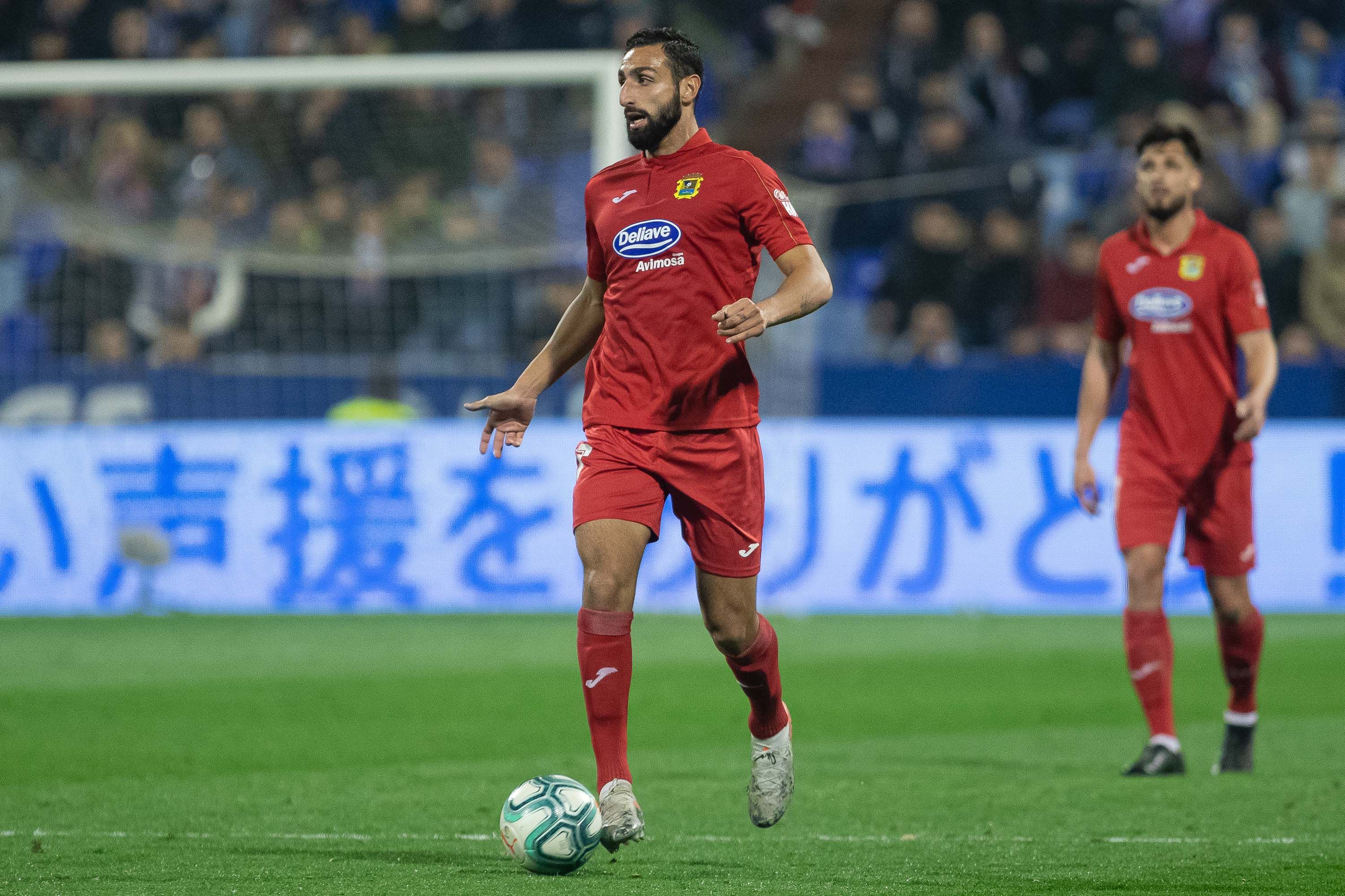 José Rodríguez, durante el Zaragoza-Fuenlabrada.