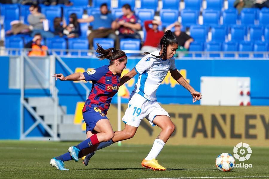  Kika, en un lance del Barça-Dépor Abanca.