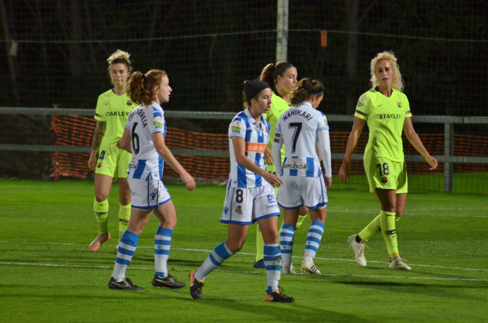 La Real hizo un buen partido pese a la superioridad del Barcelona