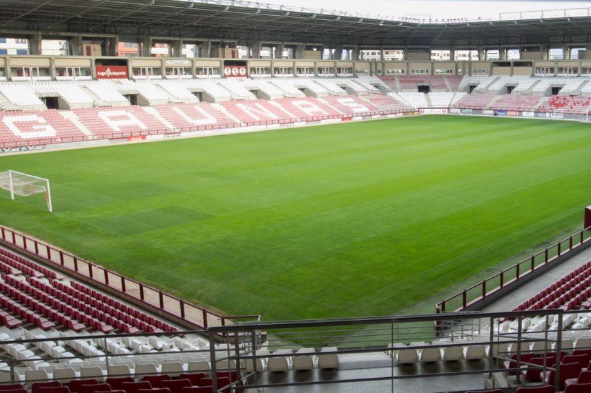  Estadio de Las Gaunas, escenario de la semifinal de Copa EDF Logroño-Athletic Club.