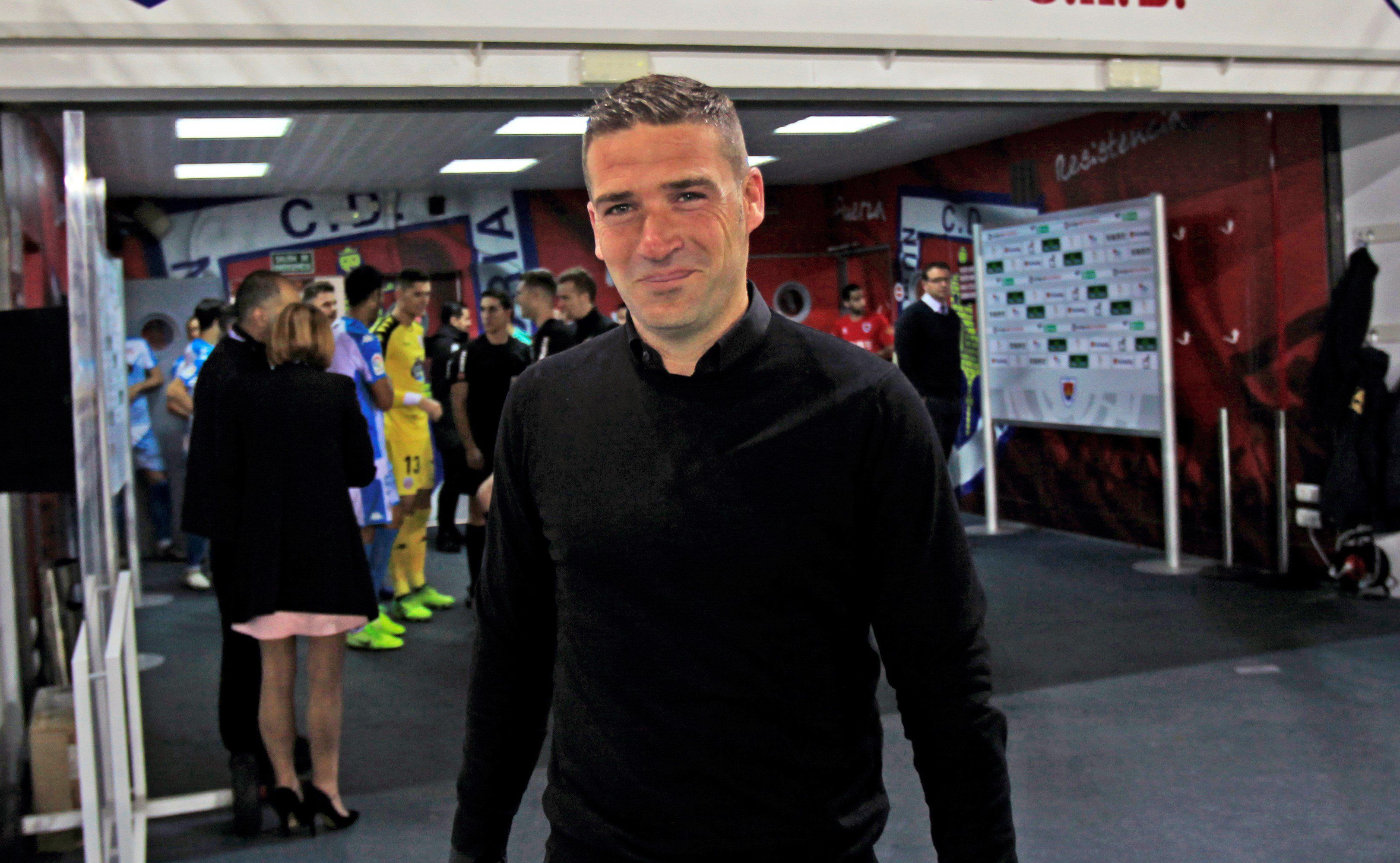  Luis Carrión, entrenador del Numancia.