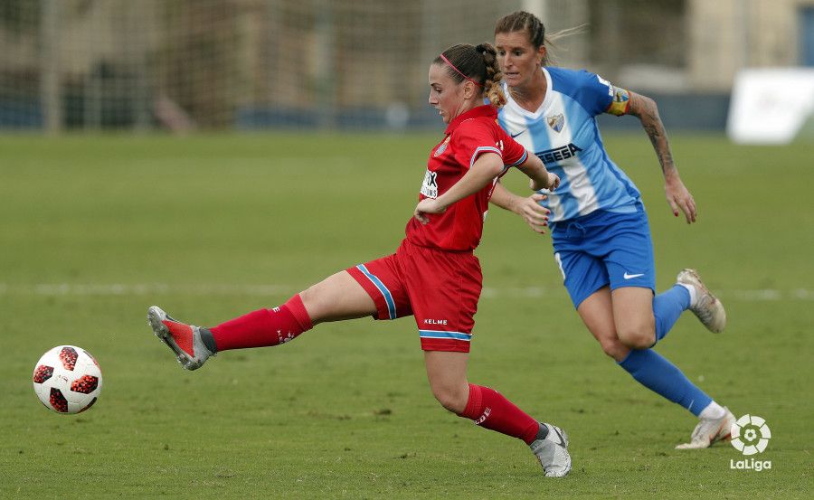 Acción del Málaga-Espanyol.