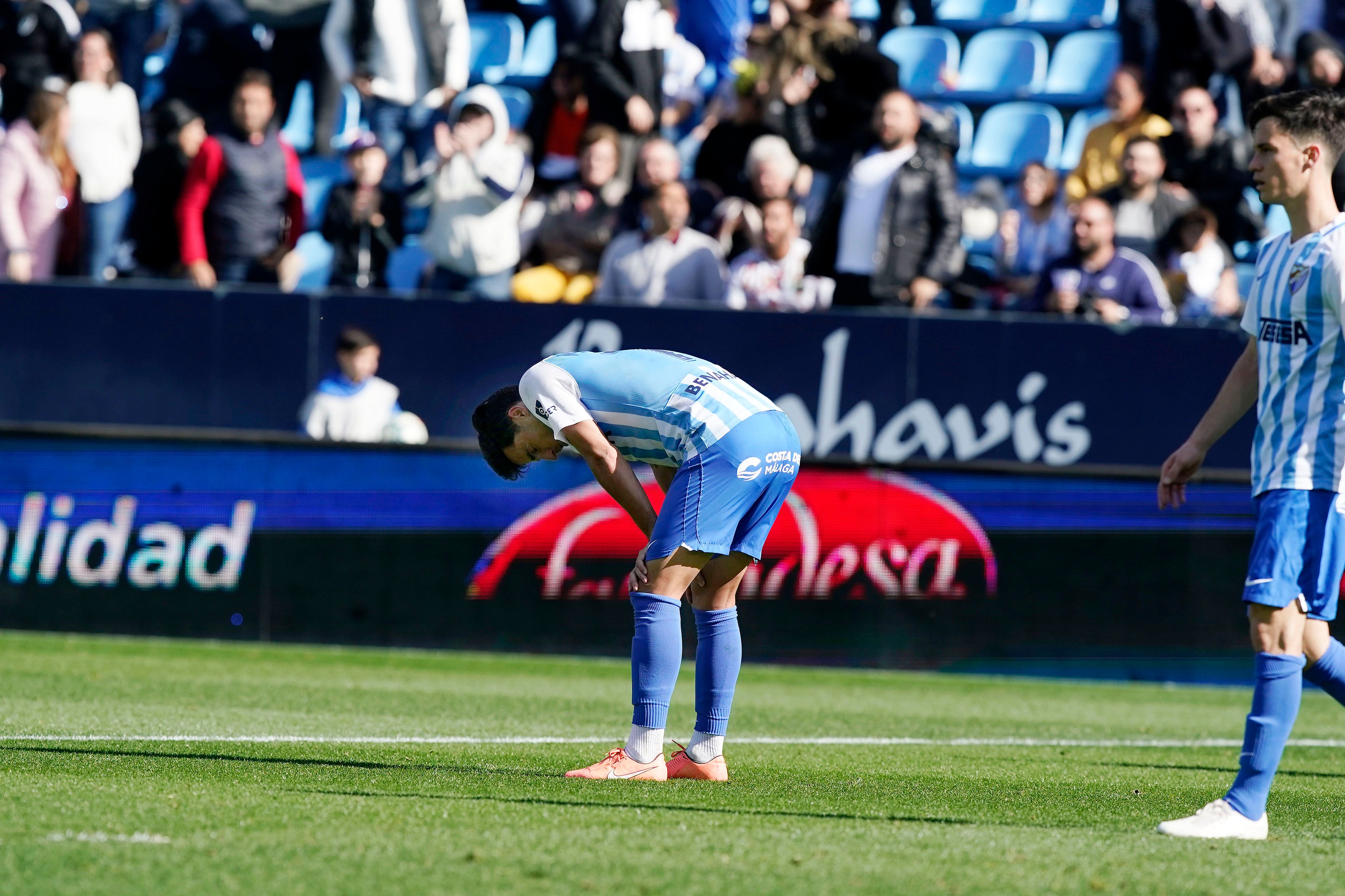 Juanpi se lamenta tras una acción.