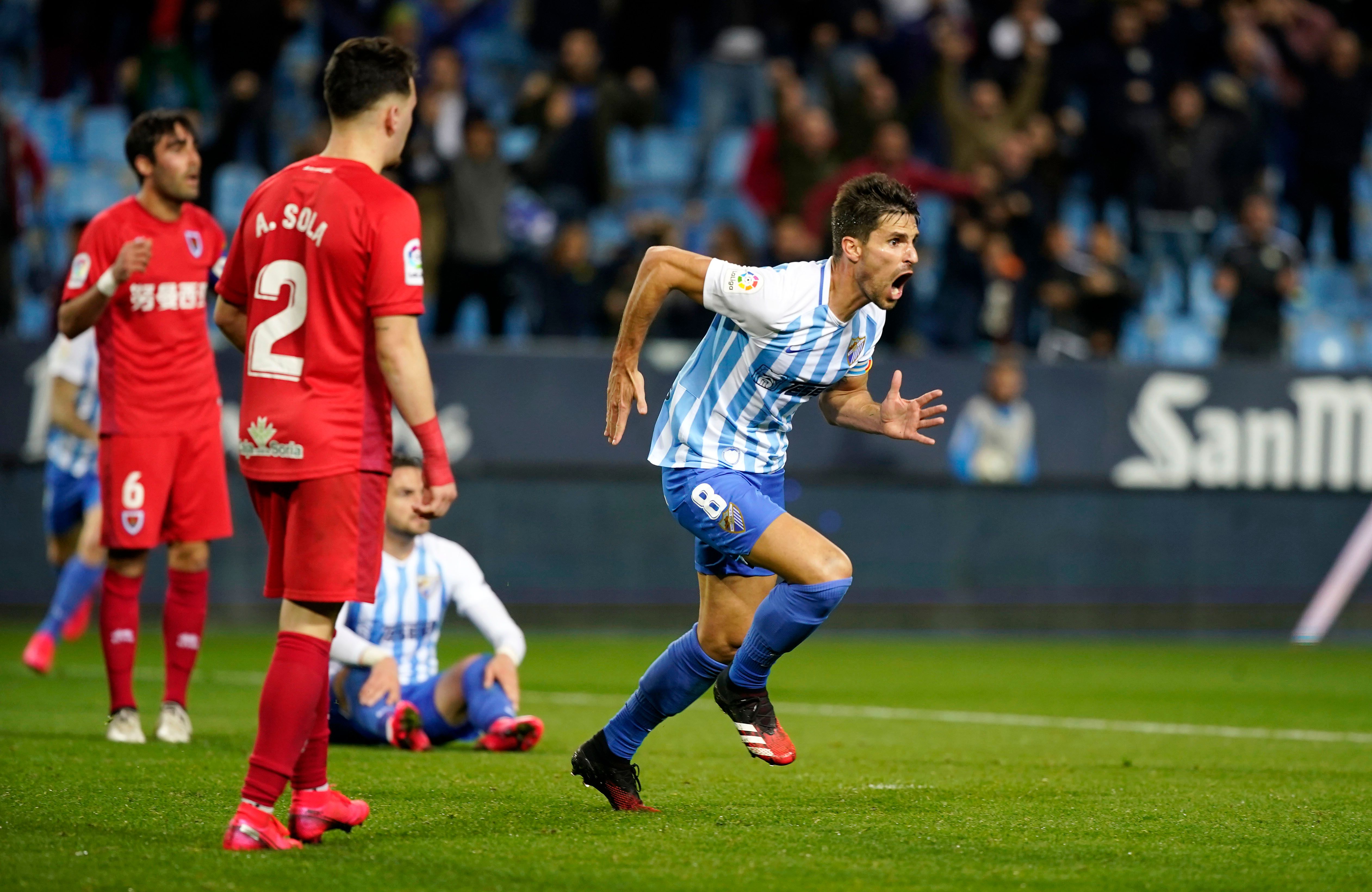  El gol de Adrián en la victoria sobre el Numancia.