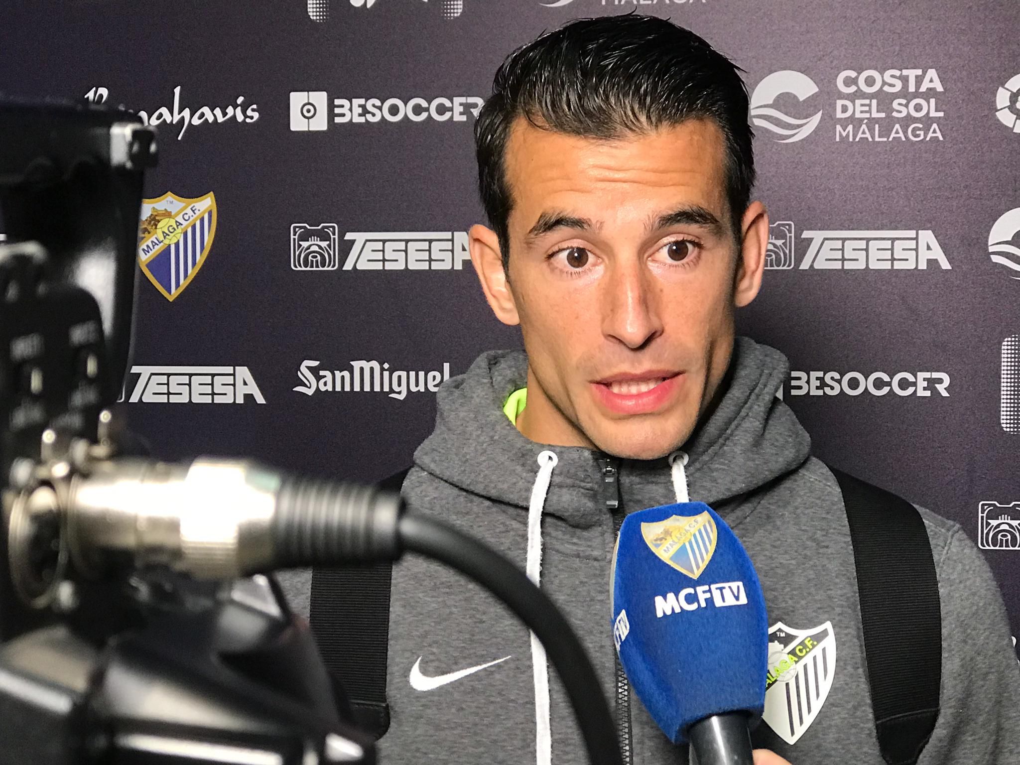 Luis Hernández, después del triunfo ante el Tenerife.