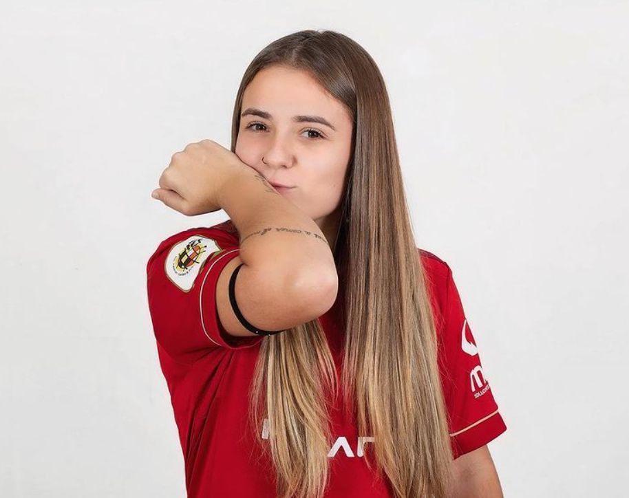 María Blanco, con Osasuna.